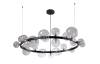 Люстра Crystal Lux Agata Sp24 V2 Black/Transparente