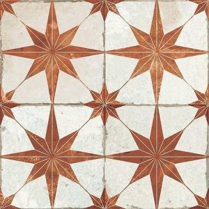 Керамогранит Etili Seramik Scintilla Paprika Orange Pre-Cut 45x45