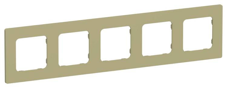 Рамка 5-постовая IEK Flite FI-M52-32-20-K26 оливковый