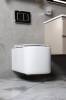 Унитаз подвесной Boheme Mane 970-SET-W с крышкой-сиденьем, белый глянец фото 3