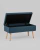 Банкетка Stool Group Сторми 19B485LK-14A темно-синий с ящиком фото 5