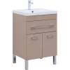 Тумба с раковиной Aquanet Верона 00304534 60 капучино, 1 ящик, 2 дверцы