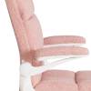 Кресло компьютерное Tetchair Lugano Wh 24334 розовый, ткань teddy фото 10