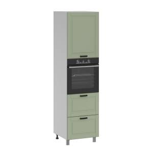 Кухонный модуль напольный Аленушка Астра ПД 600 Н00231118 фисташка,скоба черный
