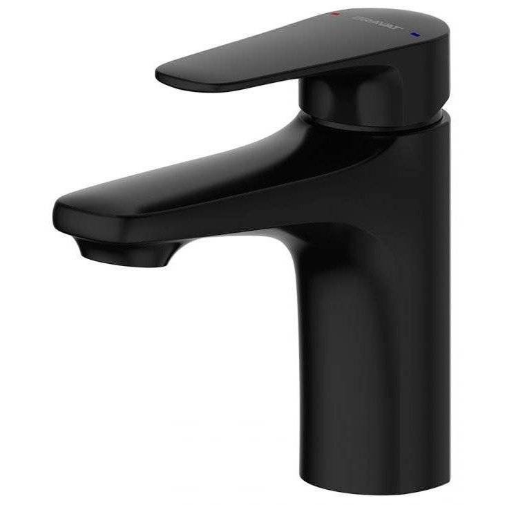 Смеситель для раковины Bravat Source Black F1173218BW-ENG черный матовый