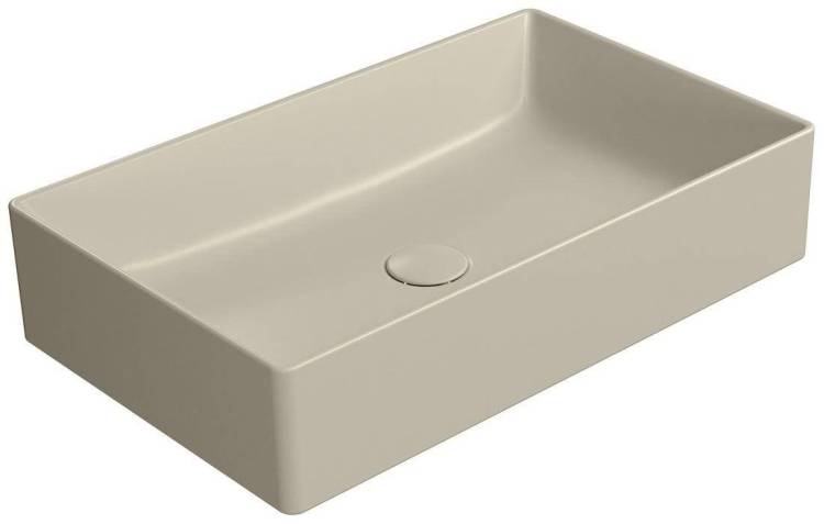 Раковина GSI Kube X 945308 бежевый матовый, 60x37