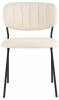Стул Stool Group Кэрол FDC9003 DC2635-1A white букле белый, черные ножки фото 3