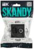 ТВ-розетка+Ethernet RJ45 IEK Skandy SK-AK20-1-K48 титан фото 2