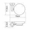 Мыльница Wasserkraft Aller K-1129C хром фото 3