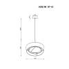 Подвесной светодиодный светильник Divinare Alma 1029/06 SP-10 фото 2