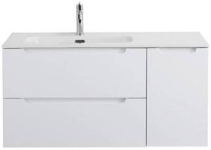 Тумба под раковину BelBagno ETNA-1000-2C-1A-SO-BL-L Bianco Lucido, 100.4x50x46.2
