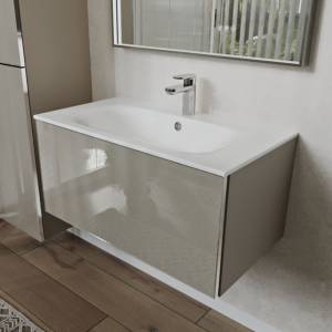 Тумба с раковиной Terminus Vega VEG10801200501OSL капучино, 80x38