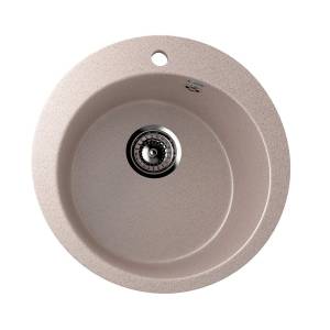 Мойка кухонная Uperwood Simple (Симпл) UPD-304-302 песочная, 49.5x49.5