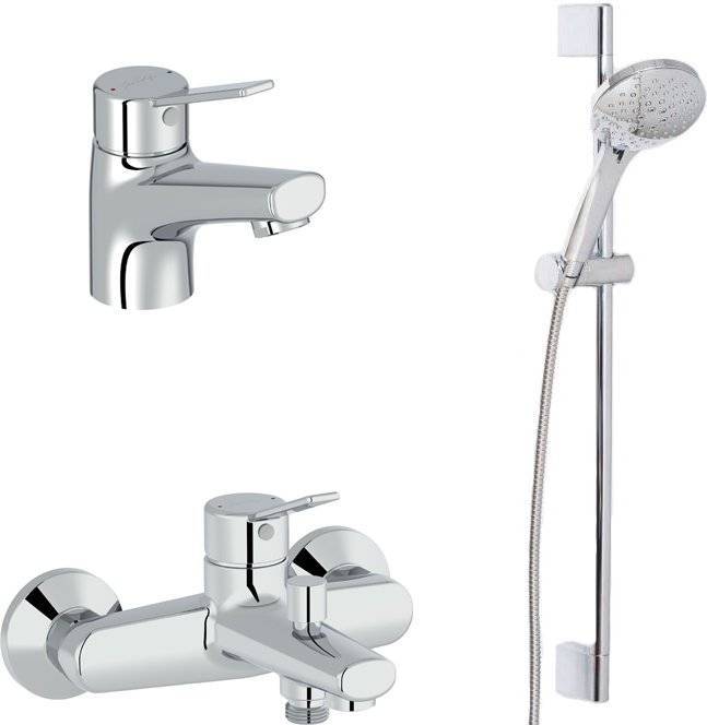 Душевой комплект Jacob Delafon Eo E24158RU-CP + E24160RU-CP + E32907-CP