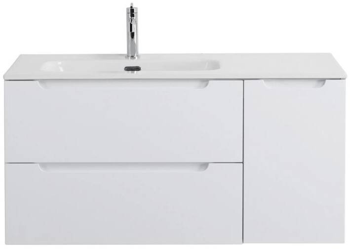 Тумба под раковину BelBagno ETNA-1000-2C-1A-SO-BL-L Bianco Lucido, 100.4x50x46.2