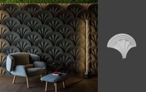 Гипсовая панель Deco Line Design Line Palm 80x7x60