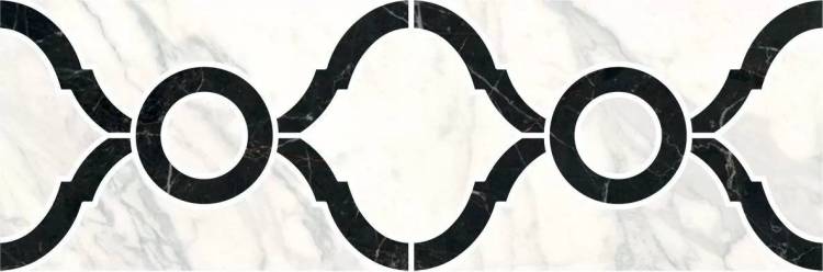 Бордюр Kerama Marazzi Фрагонар ID91T наборный белый 30x9.9x0.9