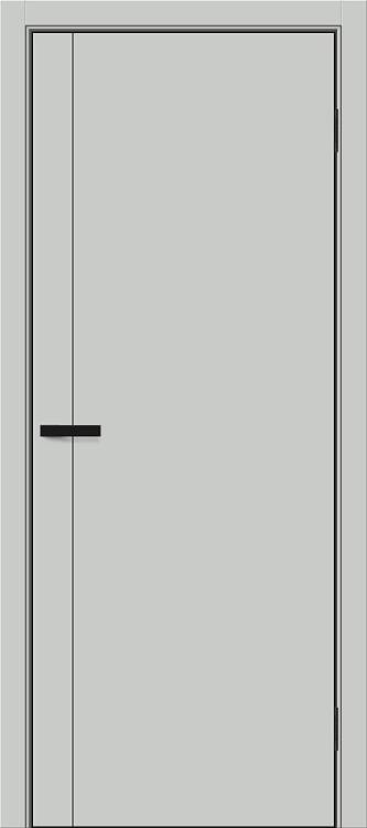 Межкомнатная дверь Глухая Bravo Браво-0.10.А 169-1312 Полотоно Grey Silk 2000х600