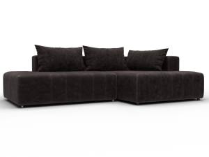 Диван угловой Лига Диванов Лига-103 134827 Коричневый