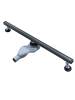Душевой трап AltroBagno Супремо (Supremo) 071235 GM оружейная сталь, 80 см