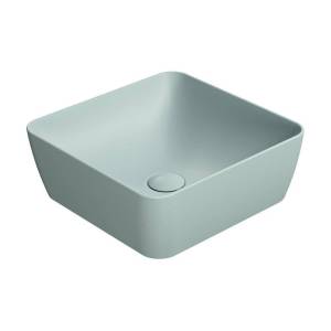 Раковина GSI Nubes 903815 38 см, голубая матовая