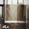 Шторка на ванну MaybahGlass MGV-651-4 70.5x140, поворотная, стекло бронза 6 мм, профиль хром глянцевый фото 3