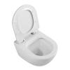 Унитаз подвесной BelBagno Amanda BB051CHR/BB076SC безободковый, с сиденьем микролифт, белый фото 4