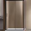 Боковая стенка Vincea Garda VSG-1G100CLB черный, стекло прозрачное