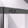 Душевой уголок Vincea Slim-N VSR-4SN8011CLGM профиль вороненая сталь, стекло прозрачное, 110x80x200 фото 4
