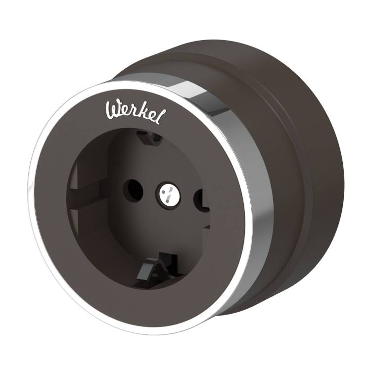 Розетка с заземлением Werkel Vintage W5871052