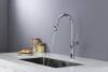 Смеситель для кухни AQUAme Cucina AQM9905CR с выдвижным изливом, хром фото 5