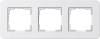 Рамка 3-постовая Gira E3 белый глянцевый 0213410