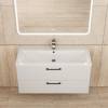 Тумба с раковиной Uperwood Foster New KFosterNEW100w подвесная, белая, 100 см фото 4