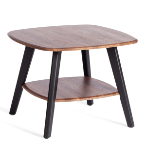 Стол журнальный Tetchair Rio 21382 орех кантри/чёрный 65x50x65