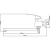 Смеситель для ванны с душем BOOU B8213-46F латунь фото 2