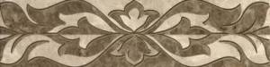 Бордюр Gracia Ceramica Saloni brown border 01 7.5x30