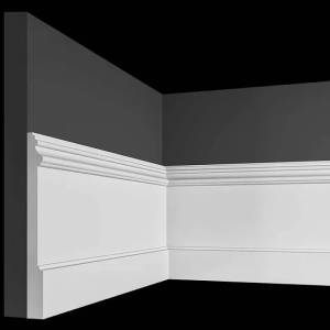 Плинтус Artpole SPL1R радиусный 60x2x20