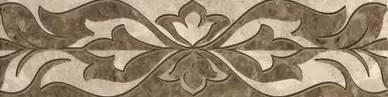 Бордюр Gracia Ceramica Saloni brown border 01 7.5x30