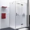 Душевой уголок Wasserkraft Aller 10H06RBLACK MATT профиль хром, черный, стекло прозрачное, 120x80x200 фото 2