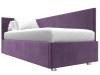 Кровать Лига Диванов Лига-039 122072L фиолетовый левая 90x200 фото 3