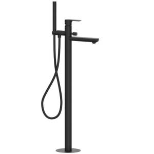 Смеситель для ванны Remer Energy EY08NO напольный, черный матовый