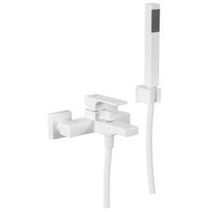 Смеситель для ванны Remer Absolute AU02BO белый матовый