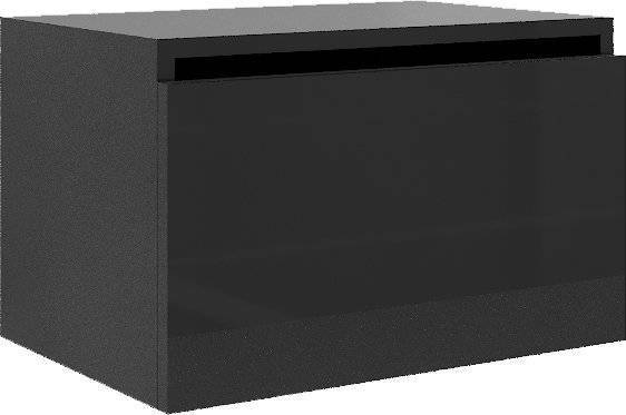 Тумба Armadi Art Flat Valessi Uno-S 60 антрацит глянец