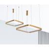 Подвесной светодиодный светильник Italline IT013-6024 gold 3000K фото 3