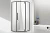 Душевой уголок Royal Bath Fato RB 90TR-T-BL профиль черный, стекло прозрачное, 90x90x200 фото 3