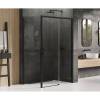 Душевое ограждение NEW TRENDY PRIME BLACK R 130x100x200 D-0323A/D-0130B (черный) фото 2