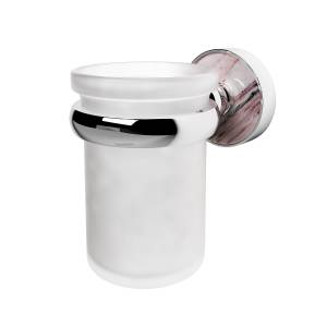 Стакан с держателем Wasserkraft Aland K-8528 одинарный, хром