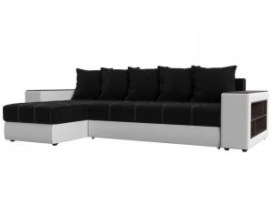 Диван угловой Лига диванов Дубай 29110L Черный Левый