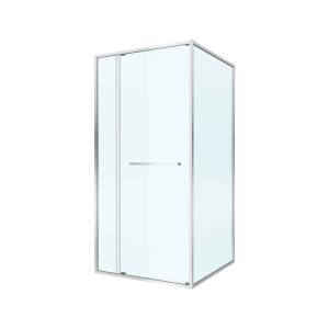 Душевой уголок Cezares LUX-AH-FS-11-100/80-C-CR профиль хром, стекло прозрачное, 100x80x195