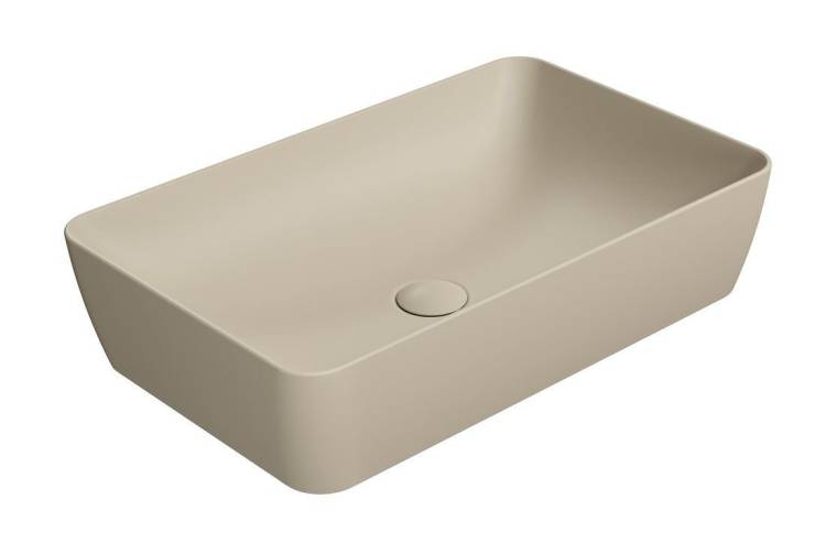 Раковина GSI Nubes 903608 бежевый матовый, 60x38